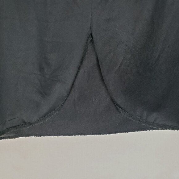 Vintage Vanity Fair Antron III Nylon Half Slip Black Back Slit Size Medium - Picture 3 of 5